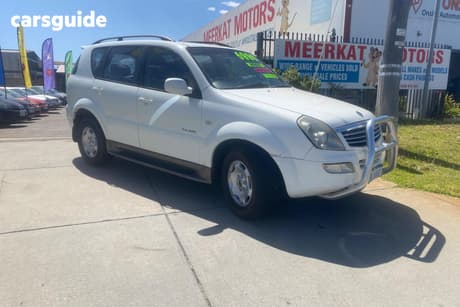 White 2005 Ssangyong Rexton Wagon Rx320 Sport Plus