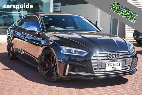 Black 2017 Audi S5 Hatchback Sportback 3.0 Tfsi Quattro
