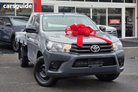 Silver 2018 Toyota Hilux Cab Chassis Workmate