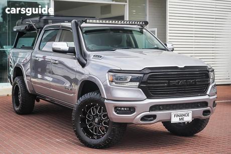 Silver 2021 RAM 1500 Crew Cab Utility Laramie Rambox (Hybrid)