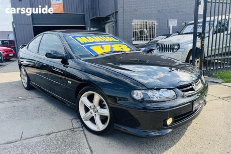 Black 2002 Holden Monaro Coupe Cv8