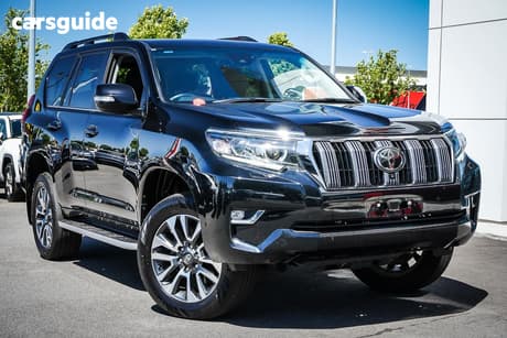 Black 2021 Toyota Landcruiser Prado Wagon Vx Flat Tailgate