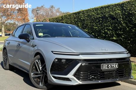 Silver 2025 Hyundai Sonata Sedan N Line