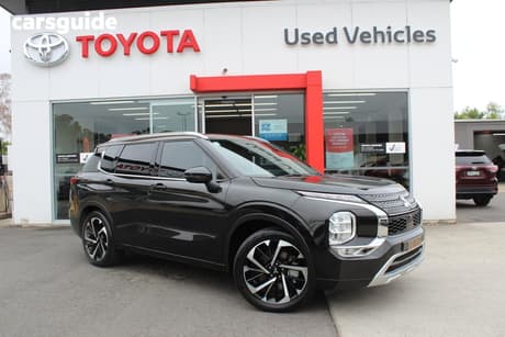 Black 2022 Mitsubishi Outlander Wagon Exceed Tourer 7 Seat (Awd)