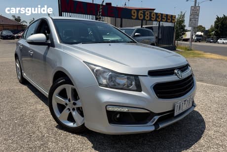 Silver 2015 Holden Cruze Sedan Sri V