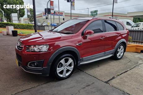 Red 2015 Holden Captiva Wagon 7 Ltz (4X4)