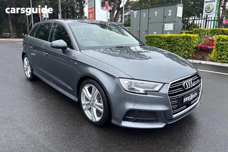 Grey 2019 Audi A3 Sportback 35 Tfsi S Line Plus