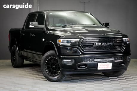 Black 2022 RAM 1500 Crew Cab Utility Limited Rambox (Hybrid)