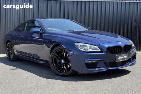 Blue 2015 BMW 640I Coupe