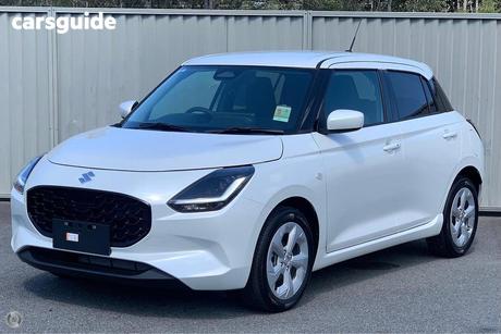White 2025 Suzuki Swift Hatchback Hybrid Plus
