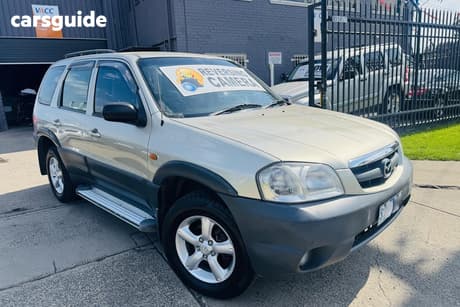 Beige 2004 Mazda Tribute Wagon Classic