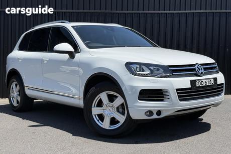 White 2012 Volkswagen Touareg Wagon V6 Tdi