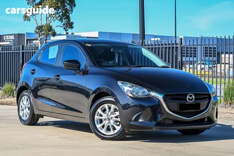 Black 2014 Mazda 2 Hatchback Maxx