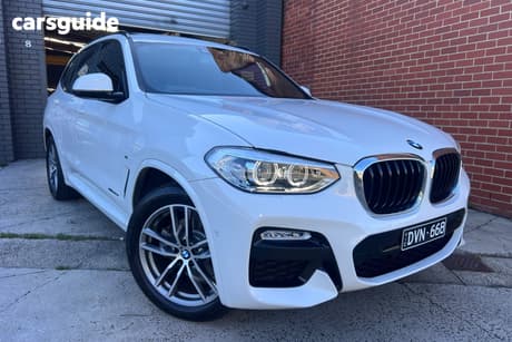 White 2017 BMW X3 Wagon Xdrive 20D