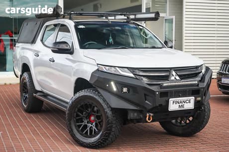 White 2020 Mitsubishi Triton Double Cab Pick Up Gsr (4X4)