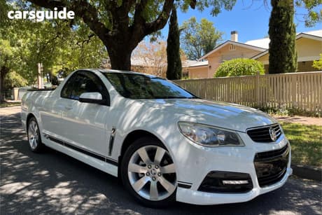 White 2014 Holden UTE Utility Sv6