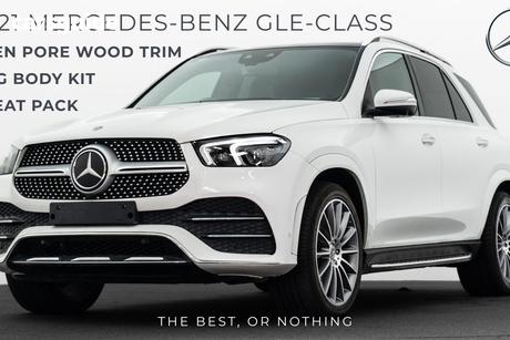 White 2021 Mercedes-Benz GLE450 Wagon 4Matic (Hybrid)