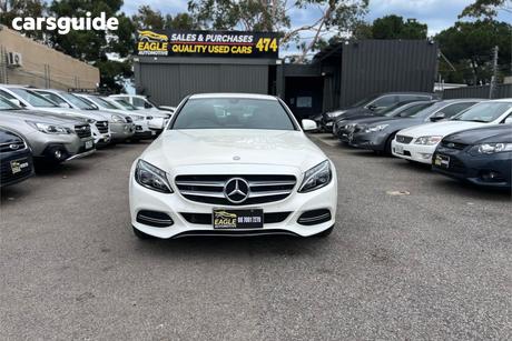 White 2014 Mercedes-Benz C200 Sedan
