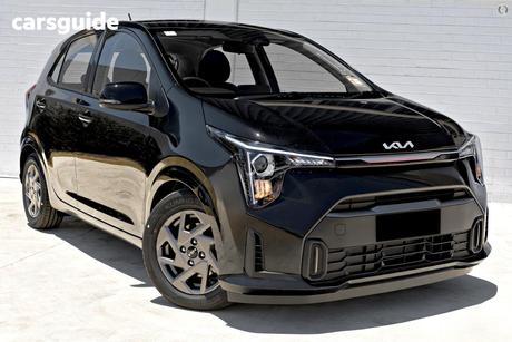 Black 2025 Kia Picanto Hatchback Sport (Pe2)