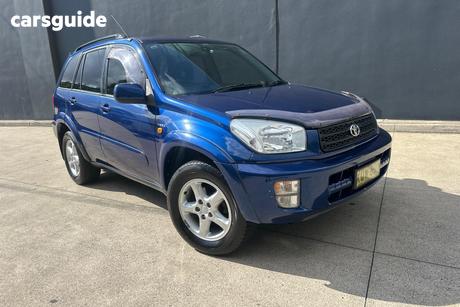 Blue 2000 Toyota RAV4 Wagon Cruiser (4X4)