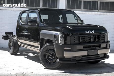 Black 2025 Kia Tasman Double Cab Chassis S (4X4) Black Fender