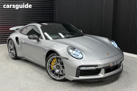 Silver 2021 Porsche 911 Coupe Turbo S