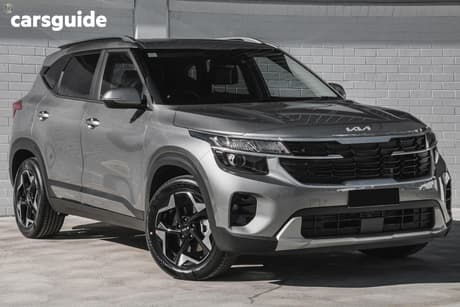 Grey 2025 Kia Seltos Wagon Sport+ (Awd)