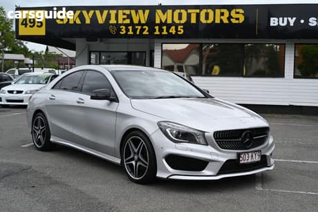 Silver 2014 Mercedes-Benz CLA Coupe C117 CLA200 COUPE 4DR DCT 7SP 1.6T