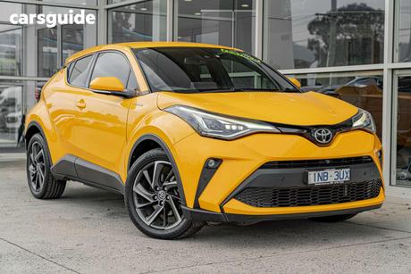 Yellow 2019 Toyota C-HR Hatchback Koba (Awd)