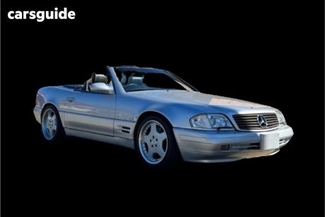 Silver 1999 Mercedes-Benz SL320 Convertible