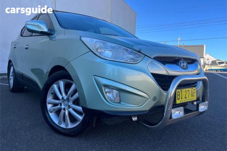 Green 2010 Hyundai IX35 Wagon Highlander (Awd)