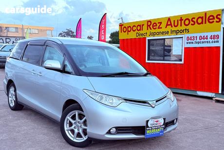 Silver 2007 Toyota Estima Wagon AERAS