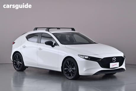 White 2022 Mazda 3 Hatchback G25 Evolve Sp