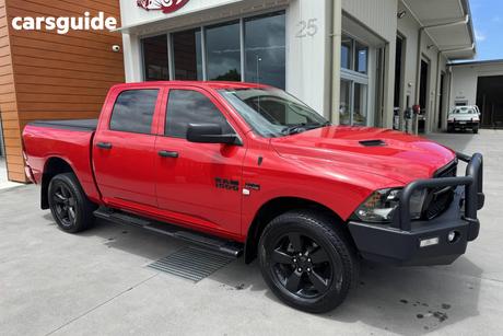 Red 2023 RAM 1500 Crew Cab Utility Express