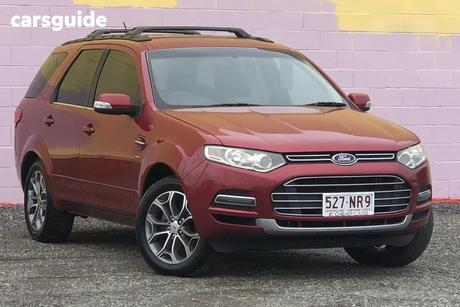 Red 2011 Ford Territory Wagon Titanium (Rwd)