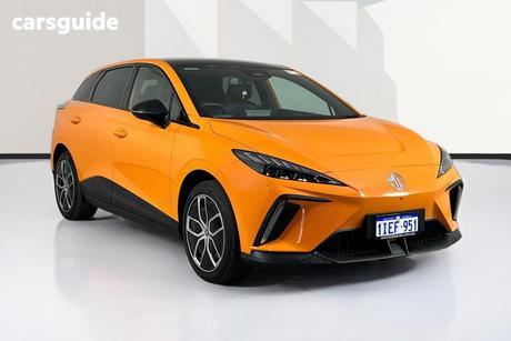 Orange 2023 MG MG4 Hatchback Essence Long Range 77
