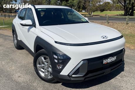 White 2025 Hyundai Kona Wagon Hybrid