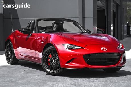 Red 2025 Mazda MX-5 Convertible G20 Roadster Gt Rs