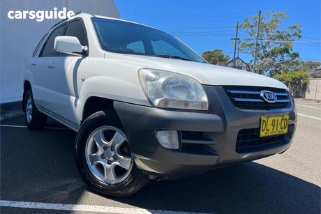 White 2008 Kia Sportage Wagon Lx (Fwd)