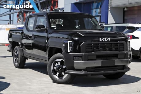 Black 2025 Kia Tasman Double Cab Pick Up Sx+ (4X4) (Std) Black Fender
