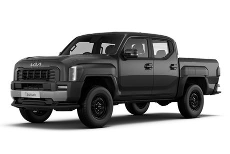 Grey 2025 Kia Tasman Double Cab Pick Up S (4X4) (Std) Body Fender