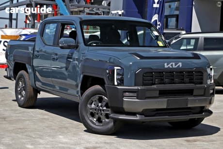 Blue 2025 Kia Tasman Double Cab Pick Up Sx (4X4) (Std) Black Fender