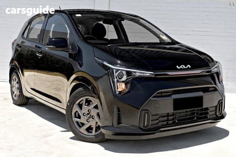 Black 2025 Kia Picanto Hatchback Sport (Pe2)
