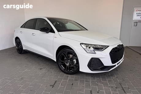White 2025 Audi A3 Sedan 35 Tfsi S Line (Mhev)