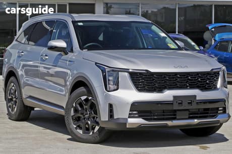 Silver 2025 Kia Sorento Wagon Sport 7 Seat