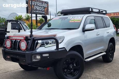 Silver 2018 Toyota Landcruiser Prado Wagon Gxl (4X4)