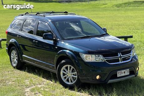 Blue 2015 Dodge Journey Wagon Sxt