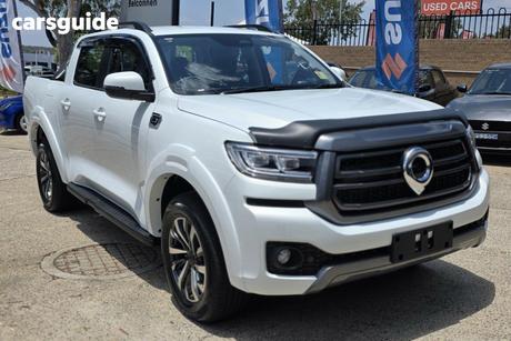 White 2025 GWM Cannon Dual Cab Utility Lux (4X4)