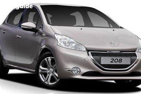 Silver 2012 Peugeot 208 Hatchback Allure Premium