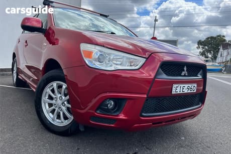 Red 2010 Mitsubishi ASX Wagon (4Wd)